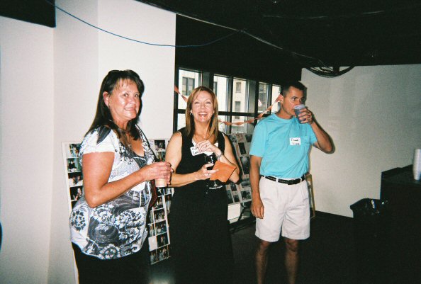 Patty Lakins, Kathy Callahan Livak, and Frank Livak